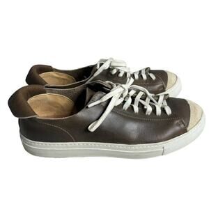 Opie Way Leather Lace Up Sneakers Brown Size 7